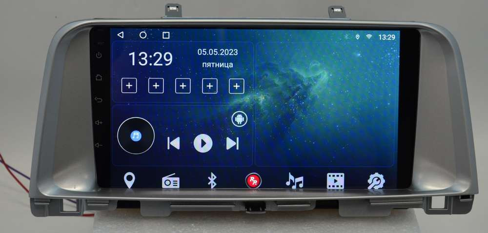 Штатная магнитола Redpower 75297 KIA Optima,4-поколение JF (03.2016-11.2020) (Серебро)(Кнопки сбоку)