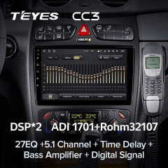 Штатная магнитола Teyes CC3 4/32 Mercedes-Benz CLK-Class C209 A209 (2002-2005) F2
