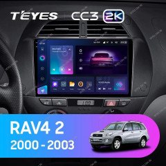 Штатная магнитола Teyes CC3 2K 4/32 Toyota RAV4 2 CA20 (2000-2003) F3