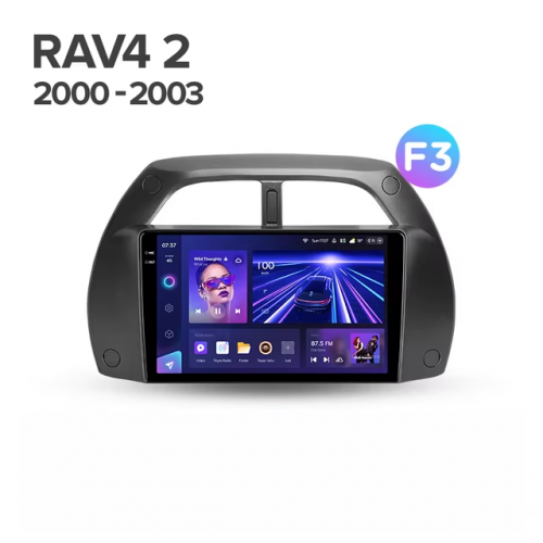 Штатная магнитола Teyes CC3 2K 4/32 Toyota RAV4 2 CA20 (2000-2003) F3