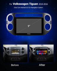 Штатная магнитола Carmedia OL-9908-1-Q Volkswagen Tiguan 2007-2016