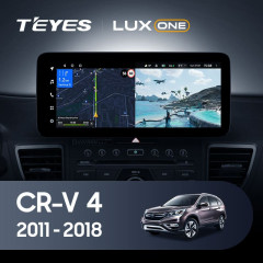 Штатная магнитола Teyes LUX ONE 6/128 Honda CR-V 4 RM RE (2011-2018) Тип-C