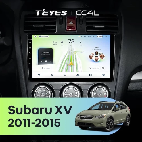 Штатная магнитола Teyes CC4L 6/64 Subaru XV (2011-2015) Тип-A