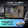 Штатная магнитола Teyes CC4 Pro 12/256 Honda Insight 2 (2009-2014) Правый руль (13")