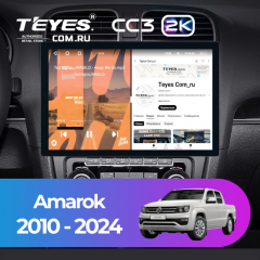 Штатная магнитола Teyes CC3 2K 4/64 Volkswagen Amarok (2010-2024) (13")