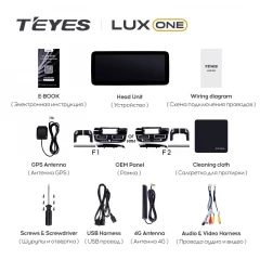 Штатная магнитола Teyes LUX ONE 6/128 Toyota RAV4 XA40 (2012-2018) F1
