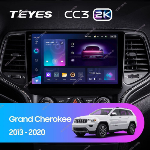 Штатная магнитола Teyes CC3 2K 6/128 Jeep Grand Cherokee WK2 (2013-2020) F1