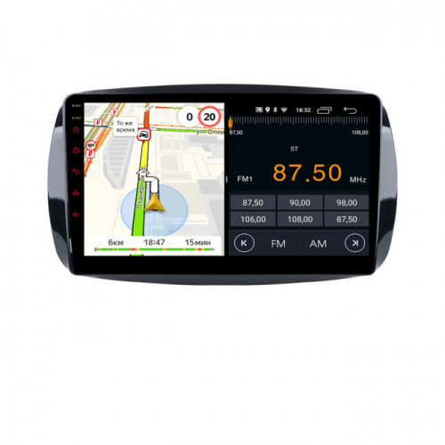 Штатная магнитола Parafar PF214UHD Mercedes-Benz Smart (2016+)