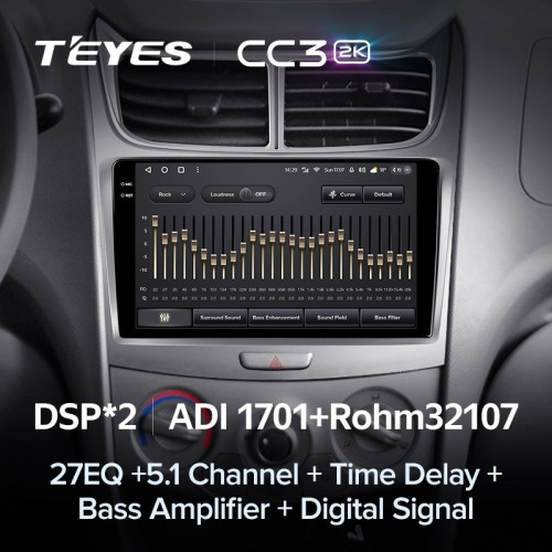 Штатная магнитола Teyes CC3 2K 6/128 Chevrolet Sail (2009-2013)