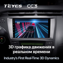 Штатная магнитола Teyes CC3 4/64 Toyota Prius 3 XW30 (2009-2015) F1 Правый руль