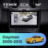 Штатная магнитола Teyes CC4 360 6/64 Porsche Cayman 987 (2005-2012)
