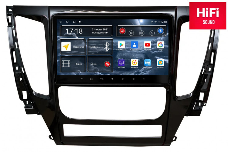 Штатная магнитола Redpower 75423 Mitsubishi Pajero Sport 3-поколение (07.2016-2019) АКПП