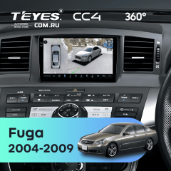Штатная магнитола Teyes CC4 360 8/128 Nissan Fuga (2004-2009) F1