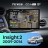 Штатная магнитола Teyes CC4 Pro 12/256 Honda Insight 2 LHD (2009-2014) (13")