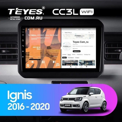 Штатная магнитола Teyes CC3L WiFi 2/32 Suzuki Ignis (2016-2020)