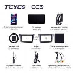 Штатная магнитола Teyes CC3 4/32 Volkswagen EOS (2006-2015)