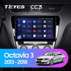 Штатная магнитола Teyes CC3 4/64 Skoda Octavia 3 A7 (2013-2018) Тип-B