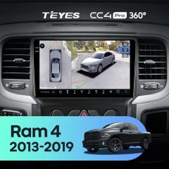 Штатная магнитола Teyes CC4 Pro 360 12/256 Dodge Ram 4 DJ DS (2013-2019) F3