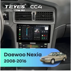 Штатная магнитола Teyes CC4 8/128 Daewoo Nexia (2008-2016)