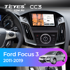 Штатная магнитола Teyes CC3 4/32 Ford Focus 3 (2011-2019) (черная) F3