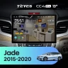 Штатная магнитола Teyes CC4 Pro 12/256 Honda Jade (2015-2020) Правый руль (13")