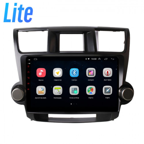 Штатная магнитола Parafar PF035Lite Toyota Highlander (2007-2012)