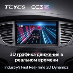 Штатная магнитола Teyes CC3 2K 360 6/128 Kia Cadenza K7 (2011-2012)