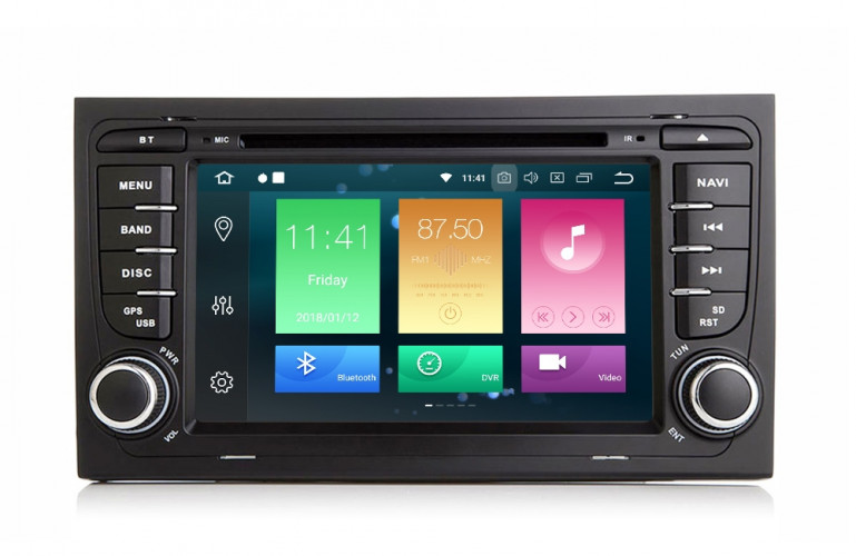 Штатная магнитола Carmedia XN-7510-P6 Audi A4/RS4/S4 (2000-2008) (B6,B7,8E,8H)