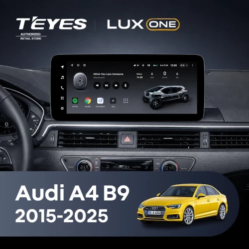 Штатная магнитола Teyes LUX ONE 6/128 Audi A4 B9 (2015-2025)