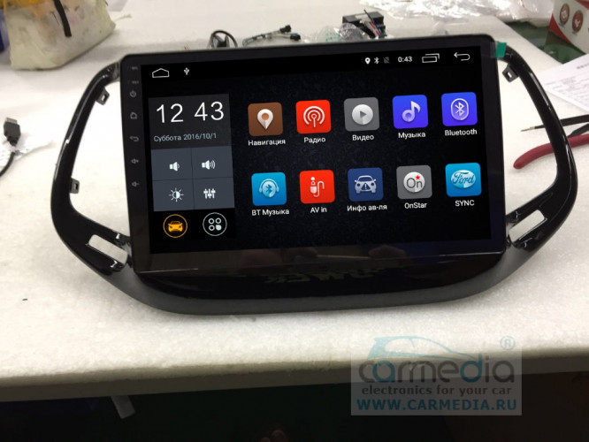 Штатная магнитола Carmedia NM-108-MTK Jeep Compass 2016+