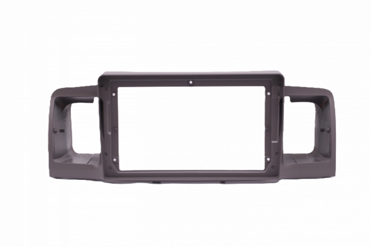 Переходная рамка Toyota Corolla 120 (2000-2007) (F1 - с дефлекторами) (коричневая) (9")