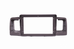 Переходная рамка Toyota Corolla 120 (2000-2007) (F1 - с дефлекторами) (коричневая) (9")