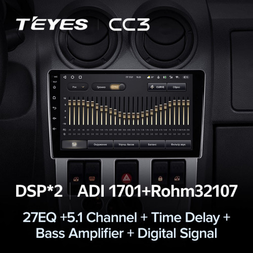 Штатная магнитола Teyes CC3 6/128 Renault Logan 1 (2004-2009)
