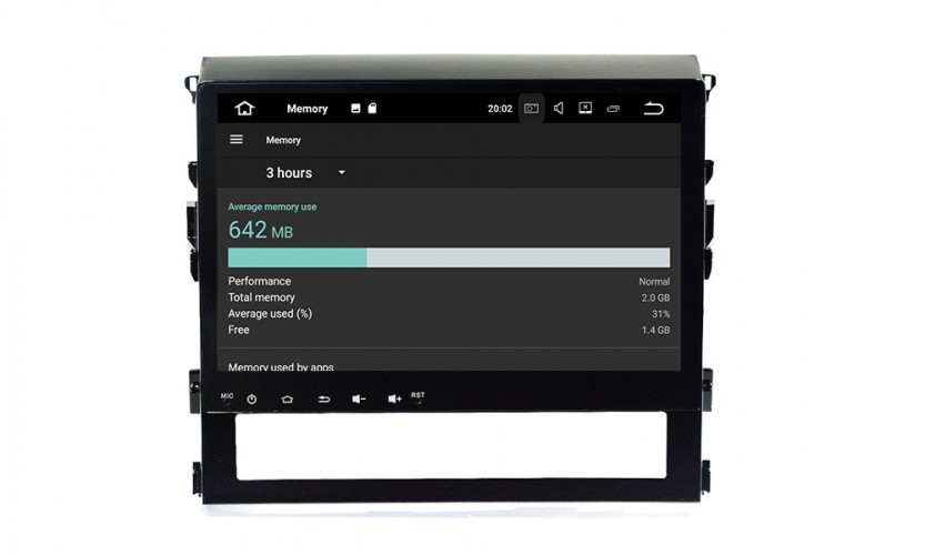 Штатная магнитола Carmedia MKD-T125-P5 Toyota Land Cruiser 200 2015+