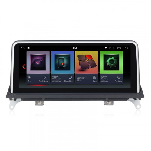 Штатная магнитола Carmedia MKD-B1011 BMW X6 E71 2012-2014 CIC