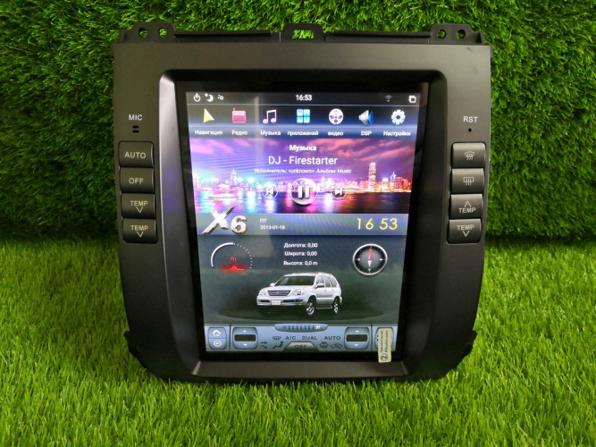 Штатная магнитола Tesla Carmedia ZF-1116-L-DSP Toyota Land Cruiser Prado 120 2002-2009
