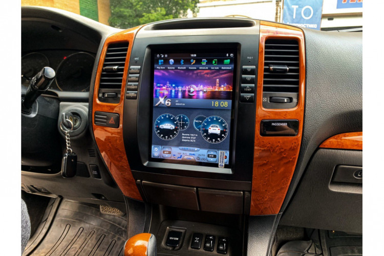 Штатная магнитола Tesla Carmedia ZF-1116-GE Toyota Land Cruiser Prado 120 2002-2009