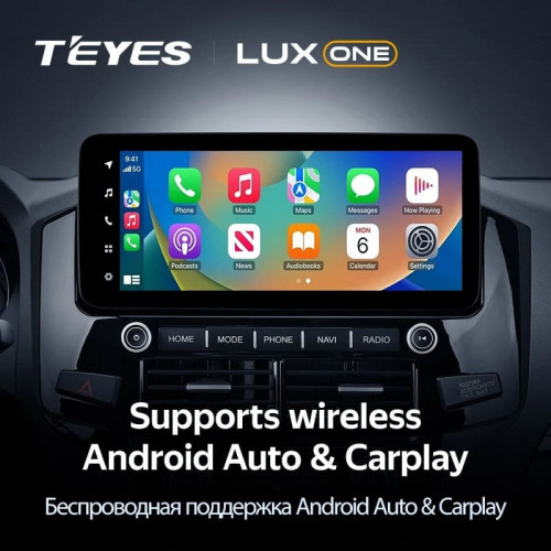 Штатная магнитола Teyes LUX ONE 4/32 Mitsubishi Pajero 4 V80 V90 (2006-2024) Тип-B