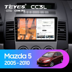 Штатная магнитола Teyes CC3L 4/32 Mazda 5 2 CR (2005-2010)