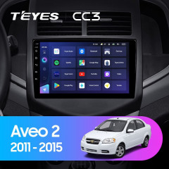Штатная магнитола Teyes CC3 4/64 Chevrolet Aveo 2 (2011-2015)