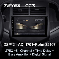 Штатная магнитола Teyes CC3 4/64 Chevrolet Aveo 2 (2011-2015)