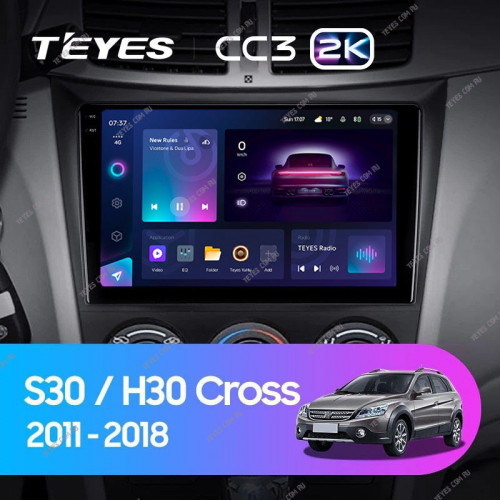 Штатная магнитола Teyes CC3 2K 360 6/128 Dongfeng S30 H30 Cross (2011-2018)