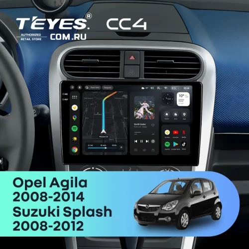 Штатная магнитола Teyes CC4 6/64 Suzuki Splash (2008-2012)