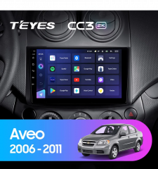 Штатная магнитола Teyes CC3 2K 360 6/128 Chevrolet Aveo (2006-2011)