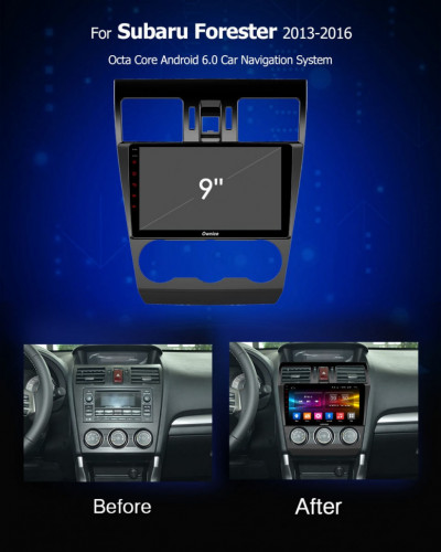 Штатная магнитола Carmedia OL-9511-1-N Subaru XV 2012-2014