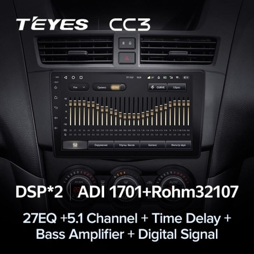 Штатная магнитола Teyes CC3 4/32 Mazda BT-50 (2011-2020) F2 (0din)