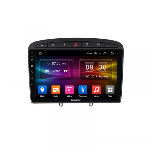 Штатная магнитола Carmedia OL-9961-N Peugeot 408 2012+ Серый