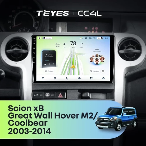 Штатная магнитола Teyes CC4L 6/64 Scion xB (2003-2007)