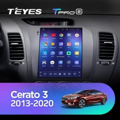 Штатная магнитола Tesla style Teyes TPRO 2 6/128 Kia Cerato 3 (2013-2020)