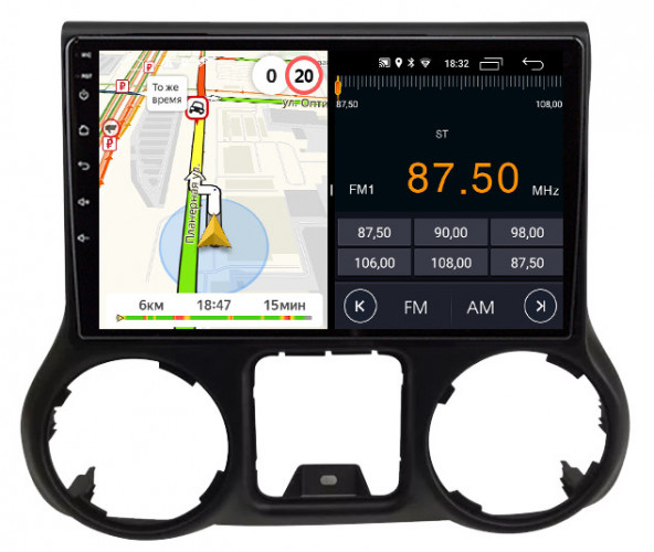 Штатная магнитола Parafar PF099FHD Jeep Wrangler (2010-2018)